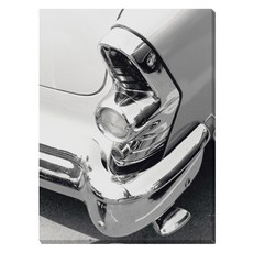 Artmart 復古黑白照片海報 Tail Fin 托比·范德尼克, 帆布畫框