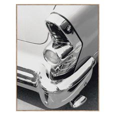 아트마트 빈티지 흑백 사진 포스터 Tail Fin 토비 반데네크, 알루미늄 우드