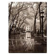 Artmart 復古黑白照片海報 April Showers 托比·范德內克, 帆布畫框