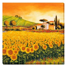 아트마트 해바라기 꽃그림 풍경화 리차드 르블랑 Valley of Sunflowers