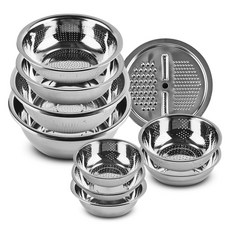 boral 不鏽鋼攪拌碗組 BR-MB10P, 1組, 10種