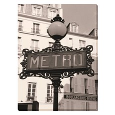 Artmart 復古黑白照片海報 Filigree Iron Sign 托比·萬德尼克, 帆布畫框