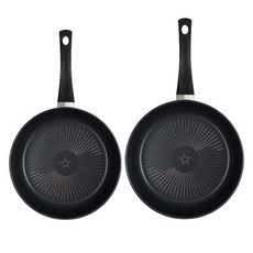 해피콜 뉴 컴포트 다이아몬드 프라이팬 세트B 2개, 혼합색상, 프라이팬 24cm +  프라이팬 28cm, 1세트