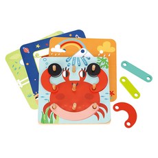 TOOKY TOY 拓客 圖案學習拼圖 混合款 單人份, 24件, 1個