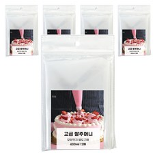 Queen's Living 擠花袋 600ml 12入, 5個, 透明, 單品