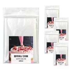 Queens Living 擠花袋 600ml 20入, 5個, 透明, 單品