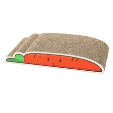 데이소이 고양이 귀여운 과일 채소 스크래쳐, 당근, 1개