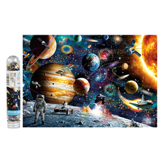 Lina Blue 成人迷你名畫風景拼圖 234 設計1, 1個, 混合色, 234件