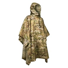 軍規斗篷式雨衣, 1件, Multi Camo