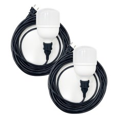 多用途工作燈 10m + LED 燈泡 30W 套組, 2套