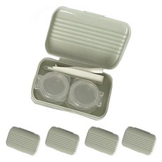 블랙트리 캐리어 렌즈 케이스, 그린, 5개