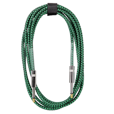 Toppia 簡易電吉他連接 6.5 音源線 深綠色, 1個