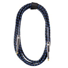 Toppia 簡易電吉他連接 6.5 音源線 深藍色, 1個