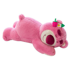 Owaigyu 柔軟俯臥草莓熊附件娃娃 0.17 kg, 粉色