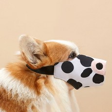 Yoreungae 狗狗動物農場嘴套 S, 02 斑點牛, 1個