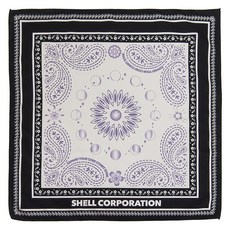 Shell Corporation野花戶外頭巾圍巾, 皇家黑