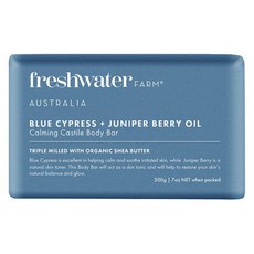 Freshwaterfarm 藍絲柏杜松身體皂, 200g, 1個