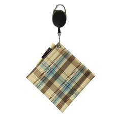 花旗高爾夫藝術圖案球毛巾捲筒清潔毛巾F, 1個, F