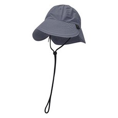 Shell Corporation Renylon 翻蓋寬邊漁夫帽, 炭灰色