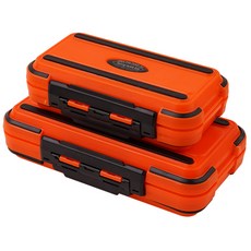TREX 釣具箱 中型 + 大型 組, 橘色, 1套