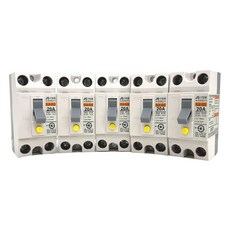 JS產電 工業用漏電斷路器 2P20A, 5個
