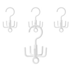 多功能掛勾, 白色, 4個
