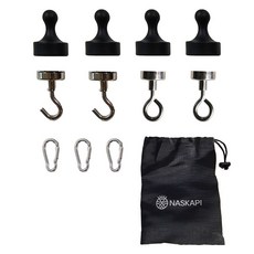 나스카피 캠핑 자석 고리 세트, 혼합색상, 3단, 1세트