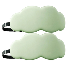 和塘市場雲睡眠眼罩綠色, 1入, 2個