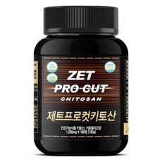 ZETRITION Z-Pro Cut 殼聚醣 1000mg, 180錠, 1個