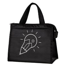 Allode 黑色藝術午餐袋, 1個, NO.03 鉛筆