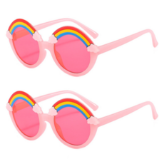 하루재 시그니처 파티 안경, 핑크, 2개