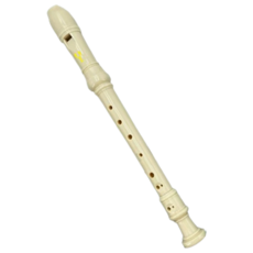 JK 英式高音直笛 8孔, 象牙白, 1個