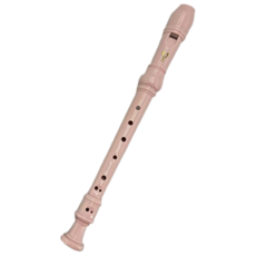 JK 英式高音直笛 8孔, 粉紅色, 1個