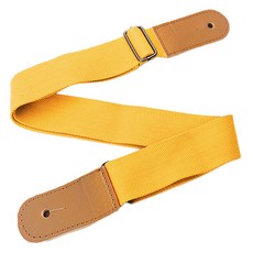 Toppia 簡約吉他背帶 黃色 UKS25-D, 1個