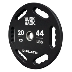 더스크랙 D plate 바벨 pev 중량 원판, 20kg, 1개, 무광블랙