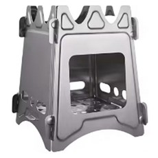 반비노 휴대용 캠핑 접이식 장작 스토브, 1개