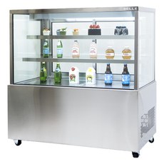 BELLE 프리미엄 쇼케이스 사각 뒷문형 실버 방문설치, JSB-900S