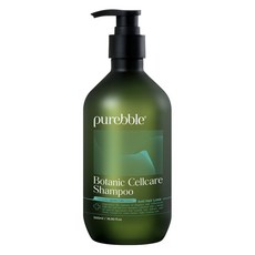 Purebble Botanic cellcare清涼舒緩頭皮鎮靜草本洗髮精, 1個, 500ml