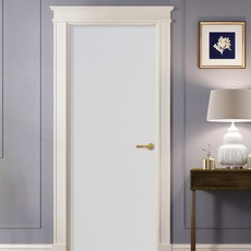 ROSEROSA 門用翻新室內裝飾貼膜 DS103 2張, 淺灰色, 100 x 220 cm