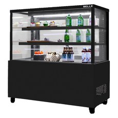 BELLE 프리미엄 쇼케이스 사각 뒷문형 블랙 방문설치, JSB-1200B