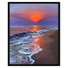 ido DIY數字油畫組 40 x 50 cm, 日落, 1套