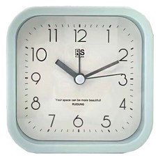 RUISUNG 탑피아 간단한 탁상시계, 푸른색