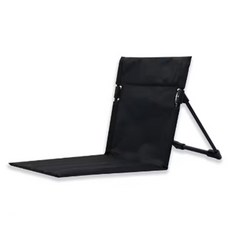 Bluesun Vibe Up 輕量折疊式露營野餐靠背椅, 1個, 黑色