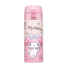 LocknLock 樂扣樂扣 三麗鷗角色彈蓋式保溫瓶, 1個, 美樂蒂, 400ml