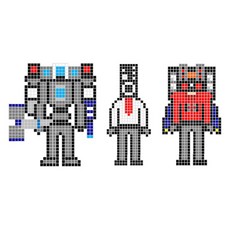 PETIT & MOM 斯基比迪廁所角色3款Dform積木8mm套組 + 隨機發送包包掛飾組合, I2, 1套