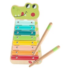 TOOKY TOY 拓客 原木鱷魚木琴 中號, 混色, 1個