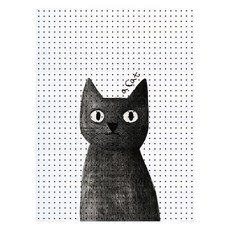 타공판닷컴 고양이 한마리 UV 프린팅 타공판 700 x 1200 mm, 혼합색상, 1개