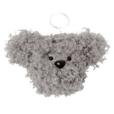 푸들 모루 멍멍 강아지 인형 키링 DIY패키지, 6연그레이, 1세트