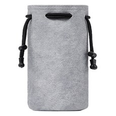 엑스비와이에스 CB390 충격 스크래치 방지 카메라 렌즈 파우치 중형, 그레이, 1개