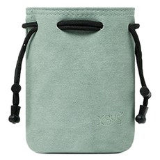 엑스비와이에스 CB390 충격 스크래치 방지 카메라 렌즈 파우치 소형, 그린, 1개